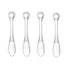 10 Pcs Transparent Acrylic Makeup Sticks Mud Mixing Tool Mask Spatula DIY Face Beauty Makeup Tool Portable Mask Stick Cosmetic Mask Spoon Spatulas...