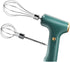 Electric Handheld Mixer with 2 Stirring Rods Household Electric Egg Beater 3 Speed Modes for Whipping Mixing Pudding Cookies Cakes Batters USB Rec...