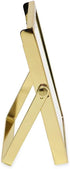 Laura Ashley 2x3 Gold Flat Metal Picture Frame (Vertical) with Pull-Out Easel Stand, Made for Tabletop, Counterspace, Shelf and Desk (2x3, Gold)...