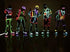 4 Pack - TDLTEK Neon Glowing Strobing Electroluminescent Wire/El Wire(Blue, Green, Red, White) + 3 Modes Battery Controllers...