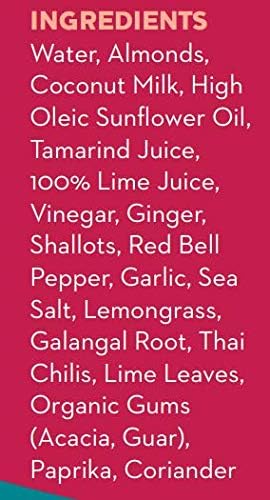 Yai's Thai Almond Sauce 12 Ounce Bottle...