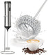 Stainless steel mini rechargeable foam maker and electric mixer Foam coffee, frappuccino latte, milk, hot chocolate, cappuccino and matcha powder ...
