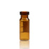 Amber Glass Flat Base Vial, 11 mm Wide Opening Crimp Top Vial, 2 mL, 12 mm x32 mm, Pack of 100...
