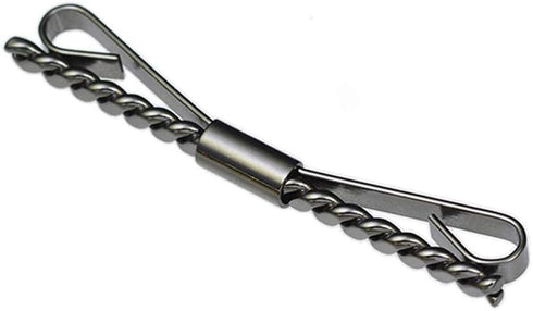 Men's Screw Thread Collar Clips Tie Collar Bar Pin Gold Silver Black Metal Cravat Clip Shirt Collar Pin...