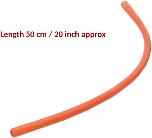 HealthAndYoga™ Enema Rubber Colon Tube – Open End (20” x 34 FR) - Replaceable Compatible Enema Kit Supplies- Comfortable, Deeper & Higher Gut Clea...