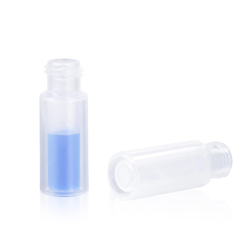 Polypropylene 0.7 ml Short Thread Micro-Vial, 32 x 11.6 mm, Transparent, ND9, 100 pcs/pk...