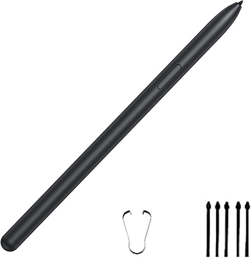 Mystic Black Galaxy Tab S7 FE Pen for Samsung Galaxy Tab S7 FE S Pen Stylus Pen Replacement + Free 5 Tips for Samsung Galaxy Tab S7 FE Stylus S Pe...