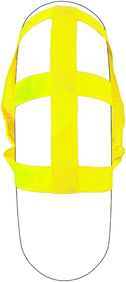 MOTO4U Universal Motorcycle Rear Wheel Tie down Strap in Yellow...