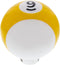 United Pacific 70758 Yellow Striped '9' Ball Gearshift Knob...