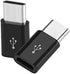 4Pack Micro USB to USB C Adapter, USB Micro Female to USB c Male Type C Compatible with Samsung Galaxy S23 S22 S21 Plus Ultra, Google Pixel 7a 7 6...