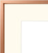 Golden State Art, Rose Gold 8x10 Aluminum Frame for 8 x 10 Picture or 5x7 Photo with Mat - Shatter - Resistant Glass - Wall or Tabletop Display - ...