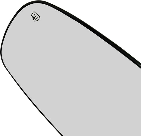 Driver Left Side Heated Mirror Glass Wiht Backing Plate Compatible with Chrysler 200 300,2011-2021 Dodge Charger Replace 68101147AA...