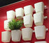 5pcs Hanging Cup Holder,Rolling Cart Accessories Utility cart Accessories Hanging Bins,Hanging Flower Pots,Space Saver,Storage Bucket Desktop Cont...
