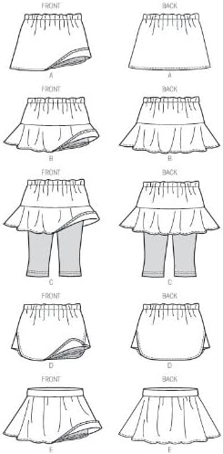 McCall Pattern Company M6918 Children's/Girls Skorts, Size CCE...