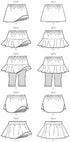 McCall Pattern Company M6918 Children's/Girls Skorts, Size CCE...