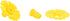 CHICIRIS 30 Set Hummingbird Feeder Flowers Hanging Bird Feeding Ports Replacement Parts for Bee Guards Feeding Hummingbird Outdoors Supplies(Yello...