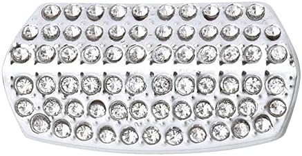 1797 for Volkswagen VW Accessories Jetta Passat Tiguan e-Golf Golf Atlas Arteon Bling Steering Wheel U Shape Cover Trim Parts Sticker Silver Cryst...
