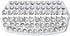 1797 for Volkswagen VW Accessories Jetta Passat Tiguan e-Golf Golf Atlas Arteon Bling Steering Wheel U Shape Cover Trim Parts Sticker Silver Cryst...