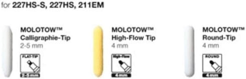 MOLOTOW ONE4ALL Empty Marker, 4mm, Compatible with Most Paints and Inks (211.000), Clear...