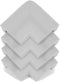 KidKusion Jumbo Corner Cushion | Made in USA | Taupe | 4 Pack | Furniture and Corner Protector...