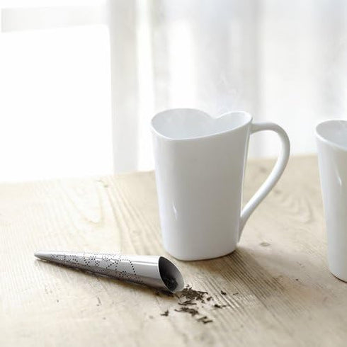 Alessi "You" Tea infuser in 18/10 Stainless Steel Mirror Polished, Silver...