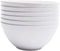 Melamine Cereal Bowls - 28oz White Melamine Bowls,6Pcs Soup Bowls Set for Kitchen,Unbreakable,Dishwasher Safe...
