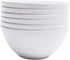 Melamine Cereal Bowls - 28oz White Melamine Bowls,6Pcs Soup Bowls Set for Kitchen,Unbreakable,Dishwasher Safe...