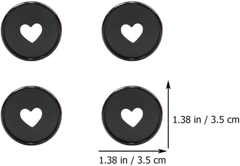 Operitacx Binder Ring 25pcs Loose Leaf Binder Discs Discbound Expansion Discs Heart Binder Rings for for Extra Pages Notes Artwork Notebooks and P...