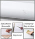 Safiyya White Wallpaper White Contact Paper Waterpoof Peel and Stick Wallpaper Self-Adhesive Wallpaper Removable Contact Paper for Walls 39.3"x17....