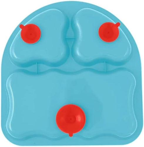 NUK Tri Suction Plate 2 Pack (Colored Plates)...
