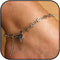 Boho Flower Ankle Bracelets Silver Heart Hanging Anklets Beach Foot Bracelet Jewelry for Women(1PCS)...