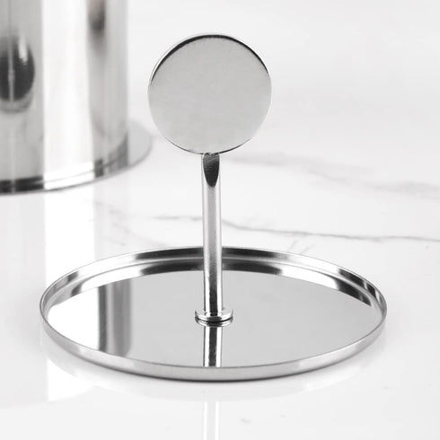 Guowall Round Cake Mold Stainless Steel Cake Mousse Mold Cake Ring Including Pusher and Lifter Baking Accessories-3pcs/set...