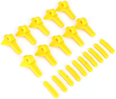Tire Changer Mount Demount Head, 20pcs Tyre Changer Duck Insert Rim Protector Tire Demount Head Tire Machine Guard Wheel Side Protector for Mount ...