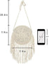 Women Crochet Fringed Shoulder Bag Cotton Tassel Crossbody Bag Hippie Beach Purse...
