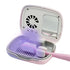 Rechargeable Mini UV Toothbrush Sterilizer Cover with Fan and USB Cord for Travel or Home, Long Battery Life and Improved Case Ventilation (Blue)...
