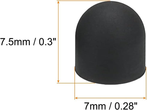 MECCANIXITY 50pcs 7mm Stylus Pen Fine Tips Conductive Rubber Capacitive Touch Screen Pens Tip Soft Universal Replacement...