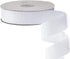 LIUYAXI 1" X 50 Yards Solid White Grosgrain Ribbon, Perfect for Crafts, Wedding Decor, DIY Hair Accessories, Sewing, Gift Package Wrapping and Mor...
