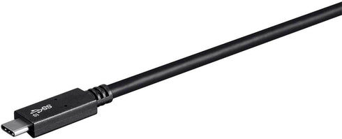 Monoprice USB Type-C to Type-C 3.1 Gen 2 Cable - 10Gbps, 5 Amp, 30AWG, 3.3 Feet, Black - Essential Series...