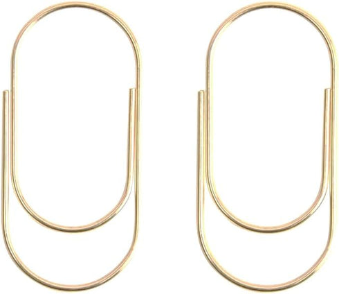 50PCS Jumbo Gold Paper Clips, 50 mm Paper Clips?Non-Slip and Smooth...