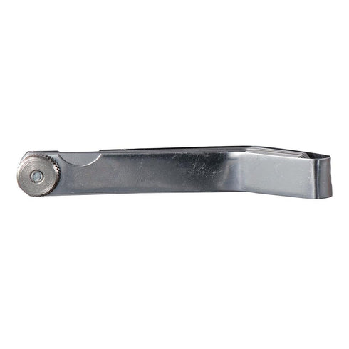 Offset Feeler Gauge Stainless Steel Measuring Tool Silver Measuring Gap Width/Thickness Durable Curved Feeler Gauge Woodworking Measurement...