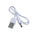 USB to DC 3.5mm Cable 1.5ft/0.5m, DC 5V Power Cord USB to DC 3.5mm x 1.35mm Barrel Jack Adapter Connector Plug Charging Cable (White)...