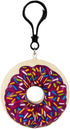 2.75" Squishy Sensory Colorful Backpack Clips or Keychains, 4 ct (Squish Donut, 4 ct)...