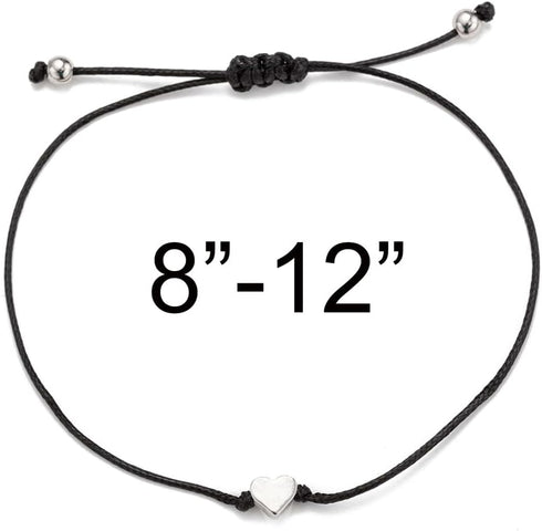 Evil Eye Anklet for Women Men Handmade Wax Rope Star Charm Ankle Bracelets for Women Men Minimalist Jewelry Adjustable...