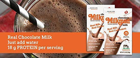 MILKMAN Chocolate Milk Powder - Dry Milk Powder - Real Milk, Real Convenient with 18g of Protein - Contains Vitamins A&D, Natural Dry Milk - Shelf...