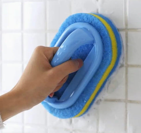 1pc Kitchen & Bathroom Cleaning Magic Sponge - Perfect for Glass, Wall, Toilet & Ceramic Cleaning! (Black)...