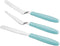 Cuisinart CTG-00-3IS Set of 3 Icing Spatulas, None, Stainless Steel & Blue...
