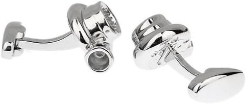 Turbocharger Sports Car Auto Racing Race Cufflinks in a Presentation Gift Box & Polishing Cloth...