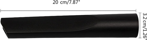 Black 32mm Crevice Tool Corner Brush Nozzle For Vacuum Cleaner Vacuums Replacement Part Crevice Tool Attachment Nozzle Crevice Brushes For Cleanin...