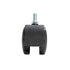 VIZ-PRO Mobile Whiteboard Caster Wheels, Black, Set of 4...