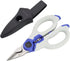 MichaelPro MP010025 6" Stainless Electrician Scissors | Heavy Duty Multi-Purpose Shears | Cuts Wires and Soft Cable, Protective Sheath Included...